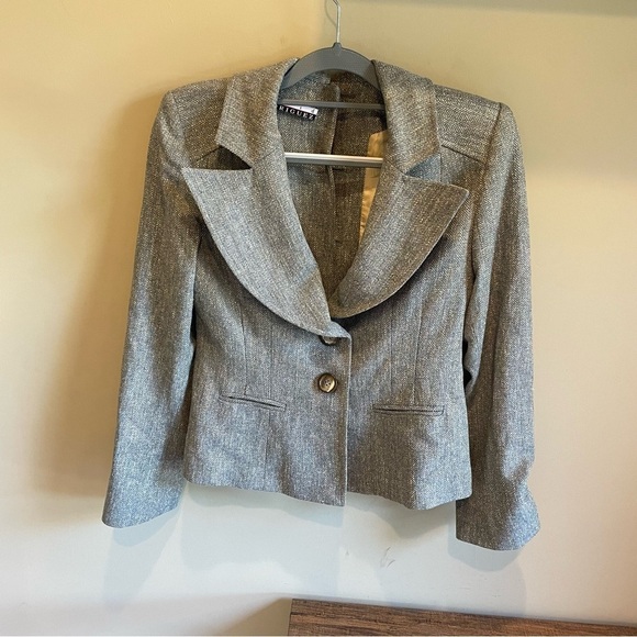 Vintage David Rodriguez Wool Silk blazer jacket Size 8 - Picture 1 of 7